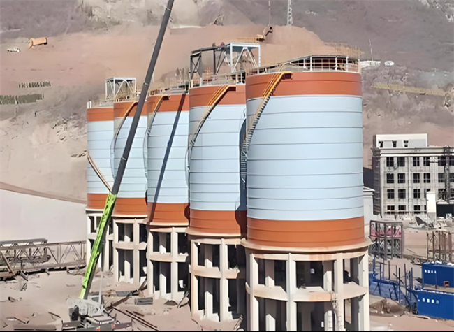 白水高架钢板仓