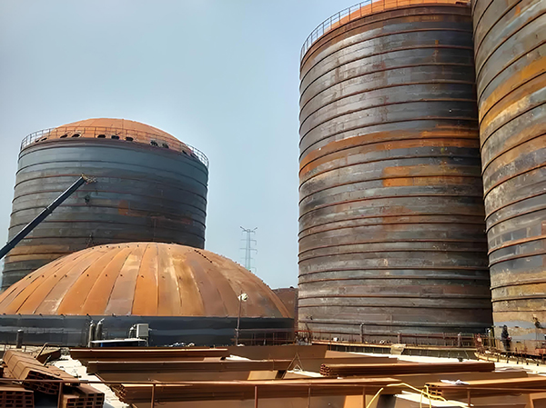 白水焦粉钢板仓